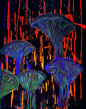 Load image into Gallery viewer, Chanterelle Mushroom one of a Kind Painting,  Acrylic on Canvas
