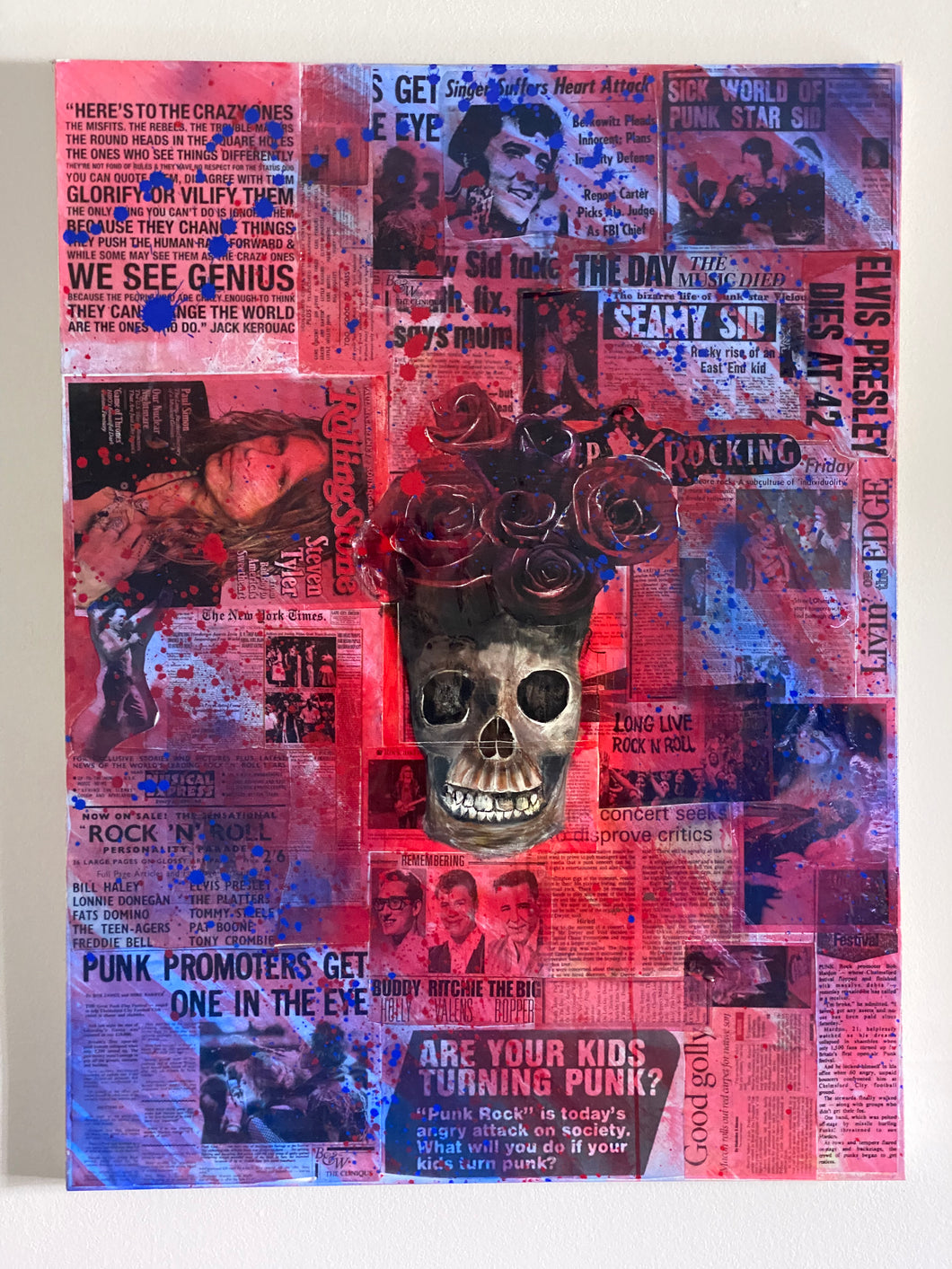 Rock & Roll For Ever, 30 X 1/2 X 40, 2018